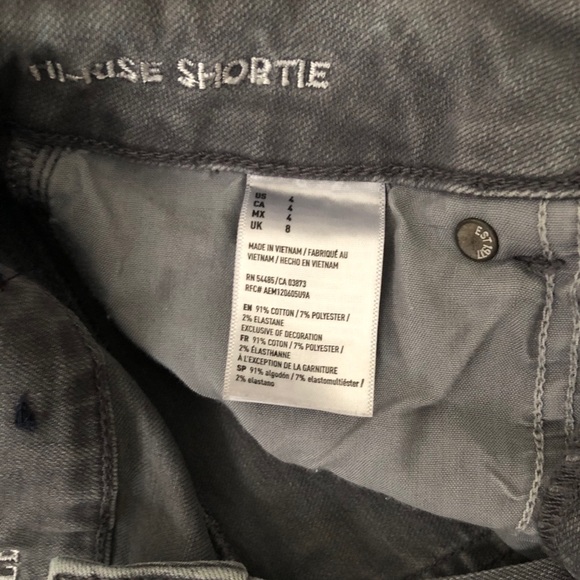 American Eagle High-Rise Stretch Denim Shorts - Picture 4 of 5